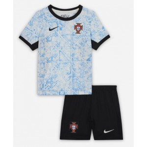 Fotbalové Dres Portugalsko Dětské Venkovní Oblečení ME 2024 Krátký Rukáv (+ trenýrky)